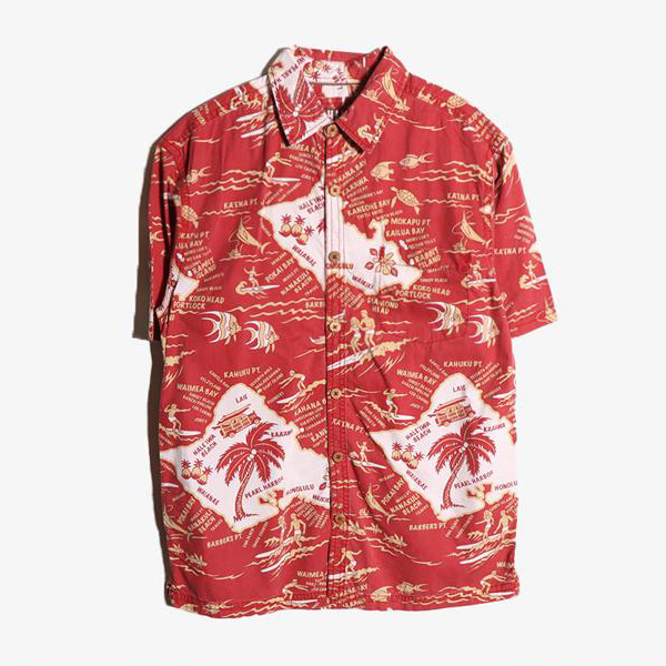 KAHALA -  코튼 하와이안 셔츠   Man S