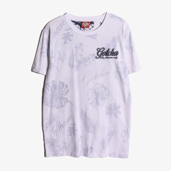 GOTCHA - 갓차 코튼 폴리 라운드 패턴 티셔츠   Man L