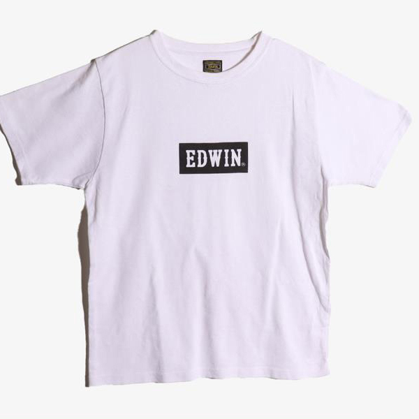 EDWIN - 에드윈 코튼 라운드 티셔츠   Man S