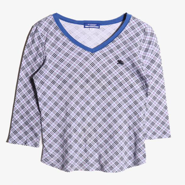 BURBERRY BLUE LABEL - 버버리 블루라벨 코튼 체크 티셔츠   Kids M