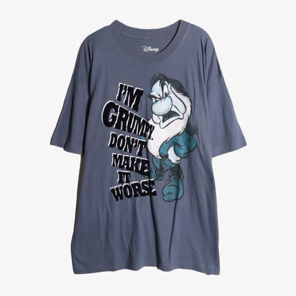 DISNEY - 디즈니 코튼 라운드 티셔츠   Man XL