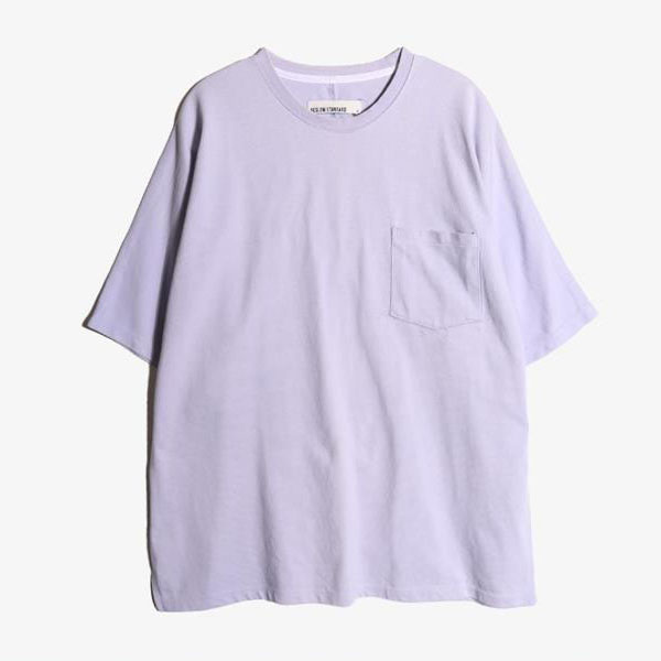 BESLOW STANDARD -  코튼 폴리 라운드 티셔츠   Man XL