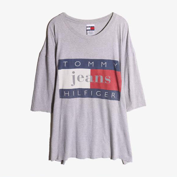 TOMMY JEANS - 타미진스 코튼 라운드 티셔츠   Made In Usa  Man XXL