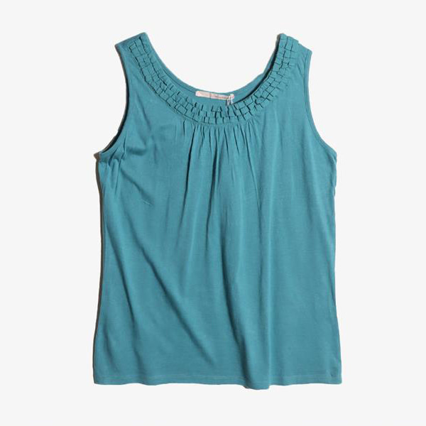 MELROSE - 멜로즈 코튼 레이온 슬리브리스 티셔츠 (새 제품)  Women M