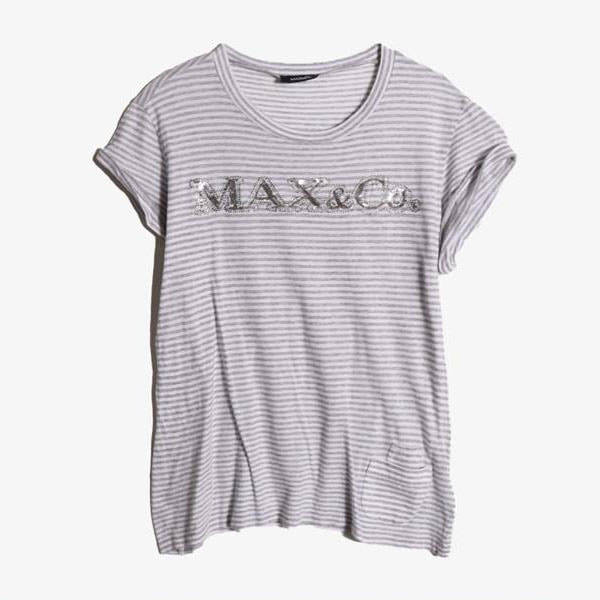 MAX&amp;CO - 막스앤코 코튼 스트라이프 티셔츠   Women L