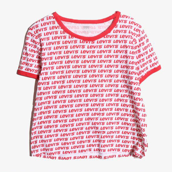 LEVIS - 리바이스 코튼 패턴 티셔츠   Women S