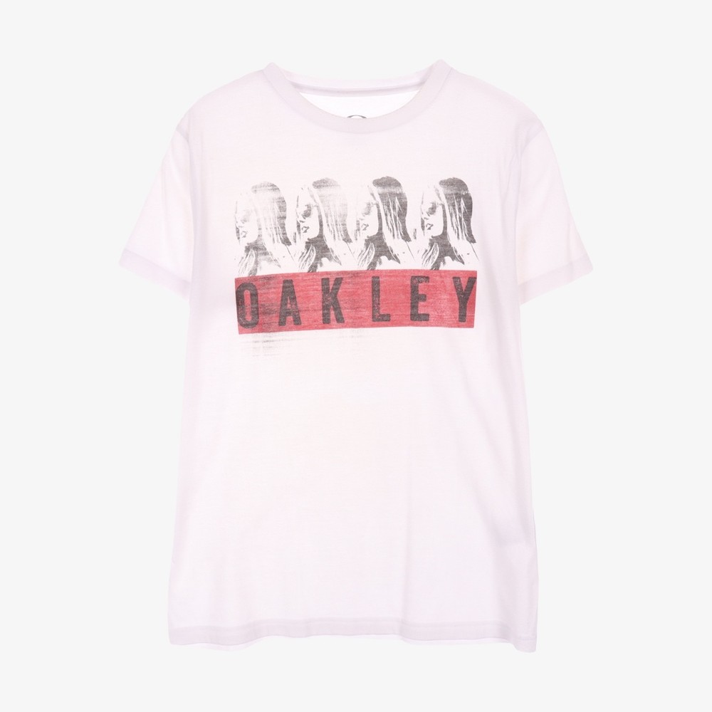 OAKLEY- 폴리 프린팅 티셔츠 - M
