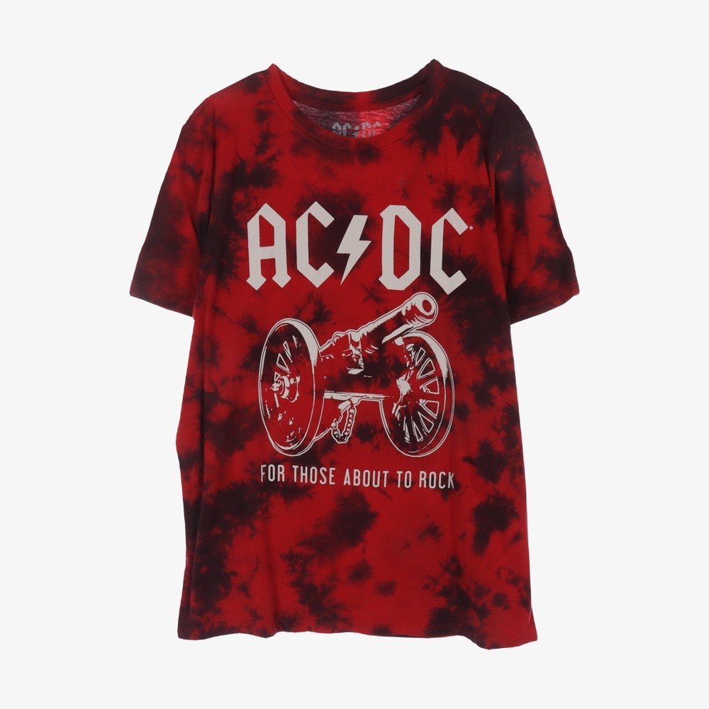 ACDC- 프린팅 티셔츠 - L