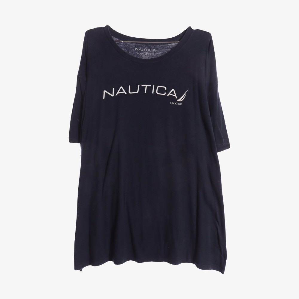NAUTICA- 노티카 코튼 프린팅 티셔츠 - 3XL