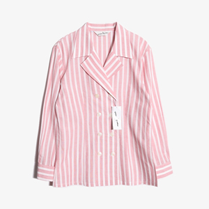 [중고] JPN   [스트라이프 더블 셔츠/새 제품]  [Women M~L / Color - STRIPE]