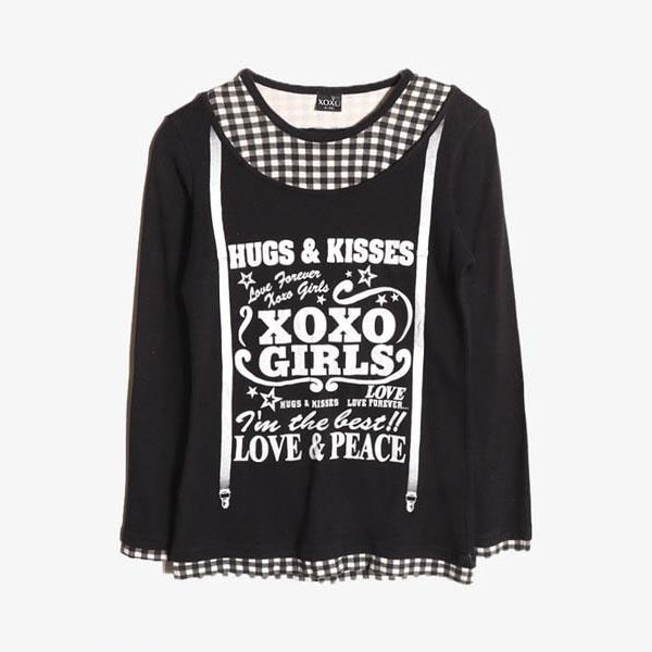 XOXO GIRLS -  코튼 레이어드 티셔츠   Women M