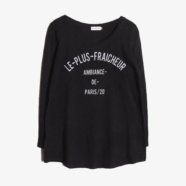 LEPSIM - 렙심 코튼 라운드 티셔츠   Women M