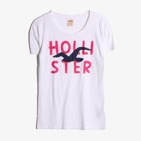 HOLLISTER - 홀리스터 코튼 폴리 라운드 티셔츠   Women M