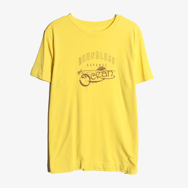 TOPVALU - 탑바루 코튼 폴리 라운드 티셔츠   Man L