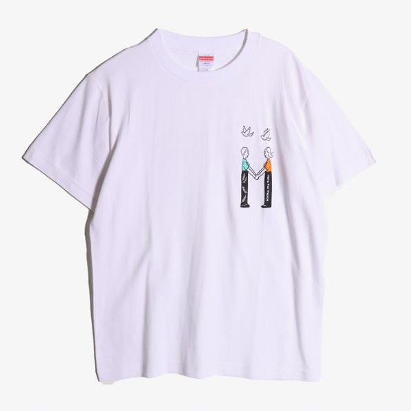UNITED ATHLE - 어센틱 어페럴 코튼 라운드 티셔츠   Man S