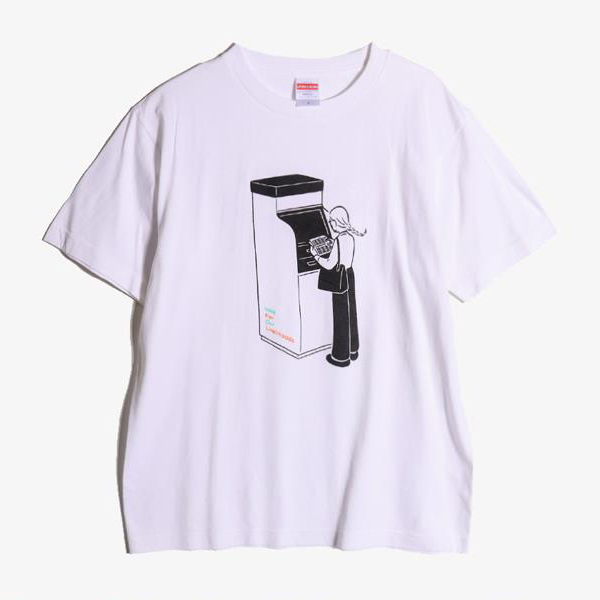 UNITED ATHLE - 어센틱 어페럴 코튼 라운드 티셔츠   Man S