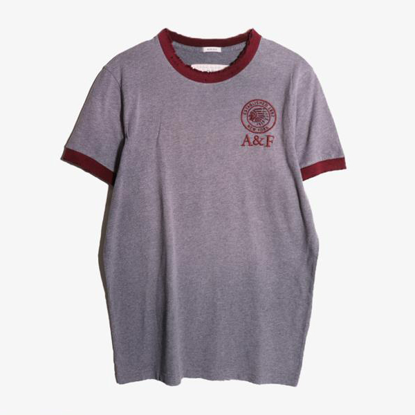 ABERCORMBIE&amp;FITCH - 아베크롬비엔피치 코튼 폴리 라운드 티셔츠   Man M