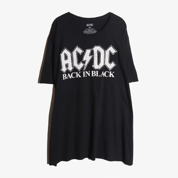 ACDC -  코튼 라운드 티셔츠   Man 3XL