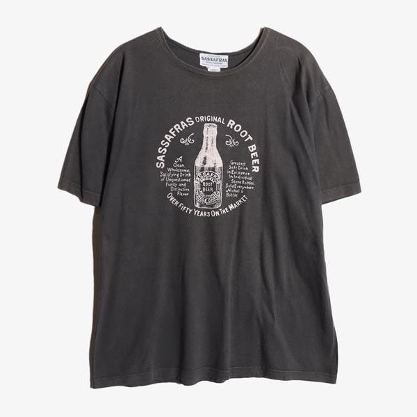 SASSAFRAS -  코튼 라운드 티셔츠   Man L