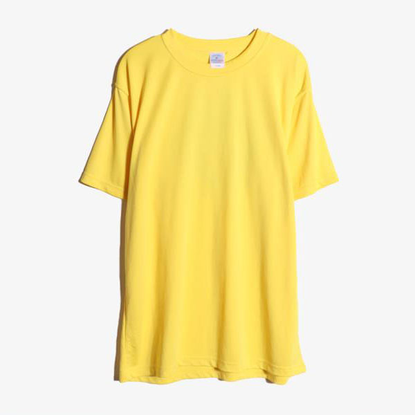 UNITED ATHLE - 어센틱 어페럴 폴리 라운드 티셔츠   Man XL