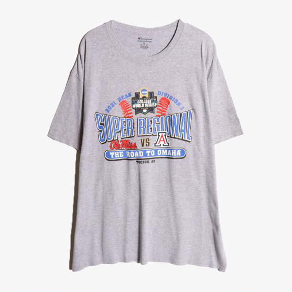 CHAMPION - 챔피온 코튼 폴리 티셔츠   Man XL