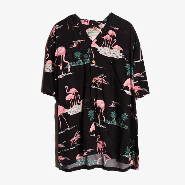 PARADISE FOUND - 파라다이스 파운드 레이온 하와이안 셔츠   Made In Hawaii  Man L