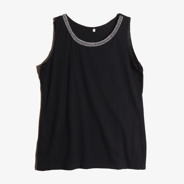 JPN -  폴리 레이온 슬리브리스 티셔츠   Women L