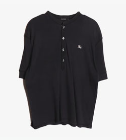BURBERRY BLACK LABEL - 버버리 블랙라벨 코튼 헨리넥 티셔츠   Man M
