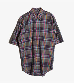 BURBERRY - 버버리 코튼 체크 셔츠   Made In Usa  Man S